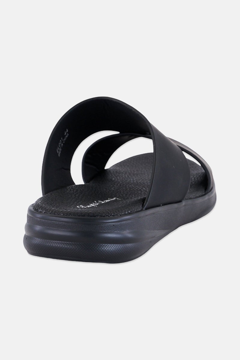 English Laundry صنادل عربية للرجال، سهل الارتداء، سوداء - Image 3